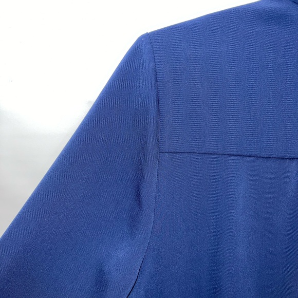 New Direction Top PM Blue Long Sleeve Open Front Cover Up 100% Polyester - Picture 11 of 15